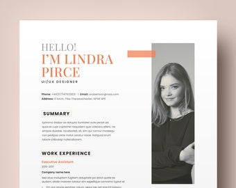 Professional Resume Template Bundle: Modern CV, ATS Compatible (InDesign, Word, Canva, PPTX)
