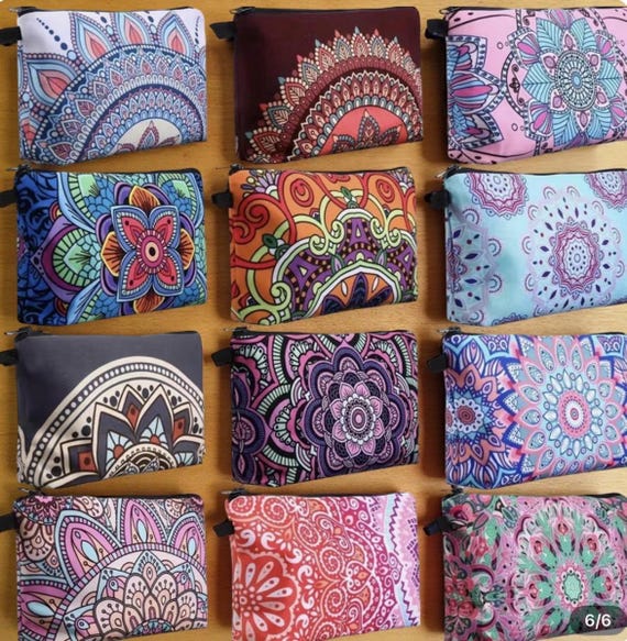 Cosmic/makeup, or pencil and pen zipper pouch.