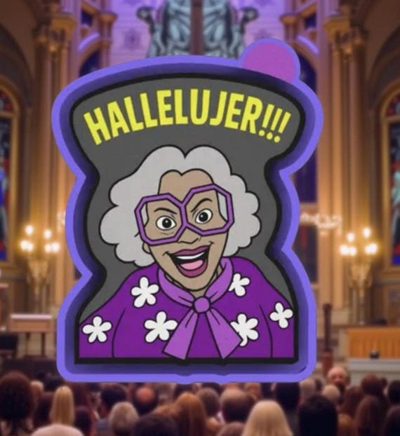 Hallelujah  Madea Car Freshie Mold.