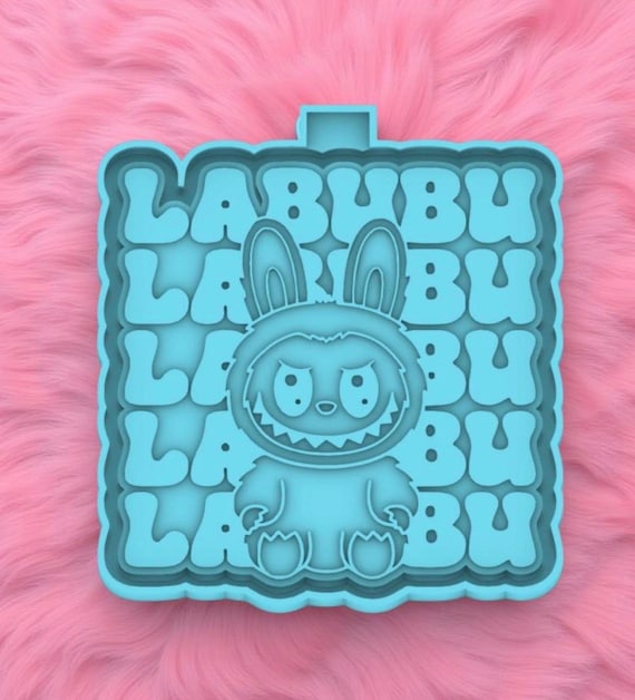 Labubu Car freshie mold or mold housing.