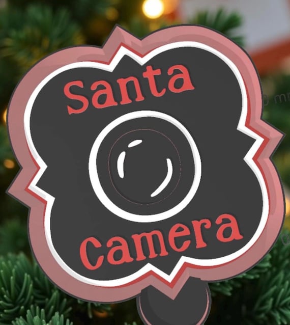 Santa camera Car freshie mold or mold housing.