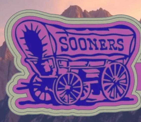 OK Sooners Car freshie mold or mold housing.