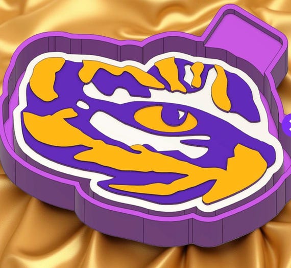 Eye of the Tiger Car freshie mold or mold housing.