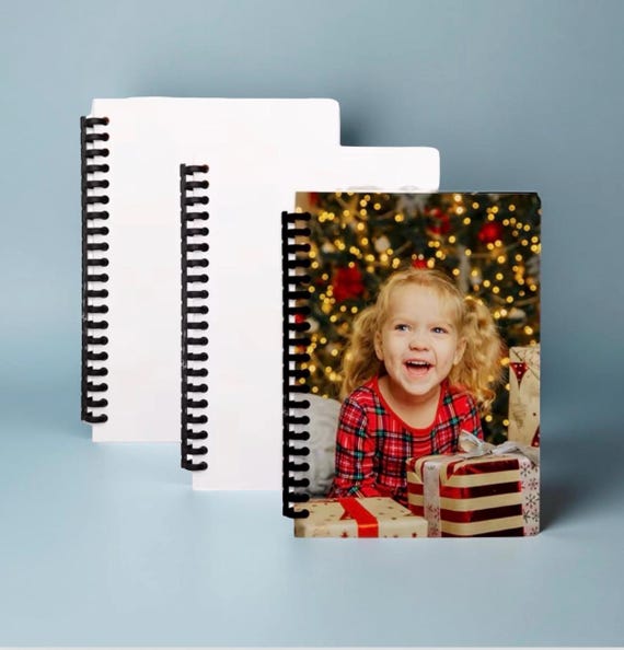 sublimation spiral notebook.  Sublimation on both sides. A5 size.