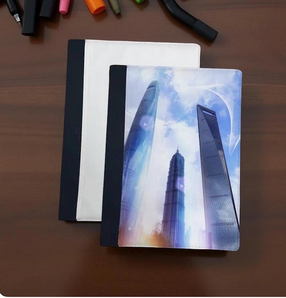 Sublimation A4 sublimation portfolio with lined pages.