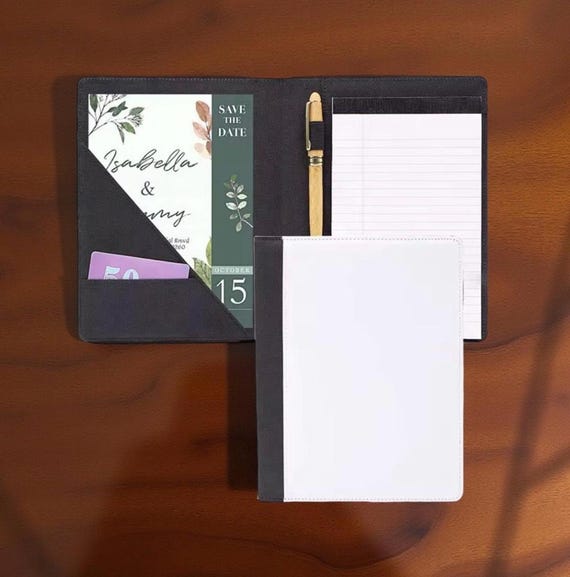 Sublimation A5 sublimation portfolio with lined pages.