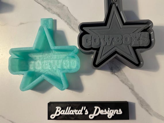 Dallas Star Car freshie mold or mold housing.