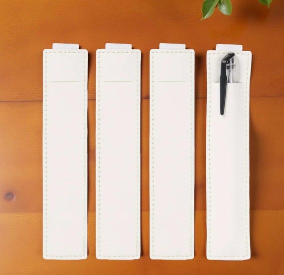 Sublimation leather pen holder bands.