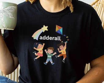 Adderall Kids Shirt: Funny Meme Graphic Tee