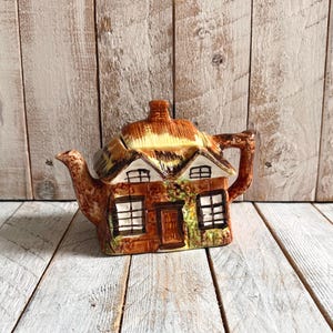 Vintage Price and Kensington Cottage Ware Teapot; Ye Olde Cottage Teapot Cottagecore Tea Pot 1463