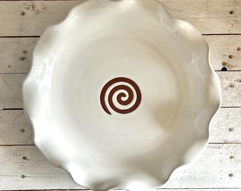 Shanagarry Stephen Pearse Pottery Platter: Large Terracotta Serving Dish