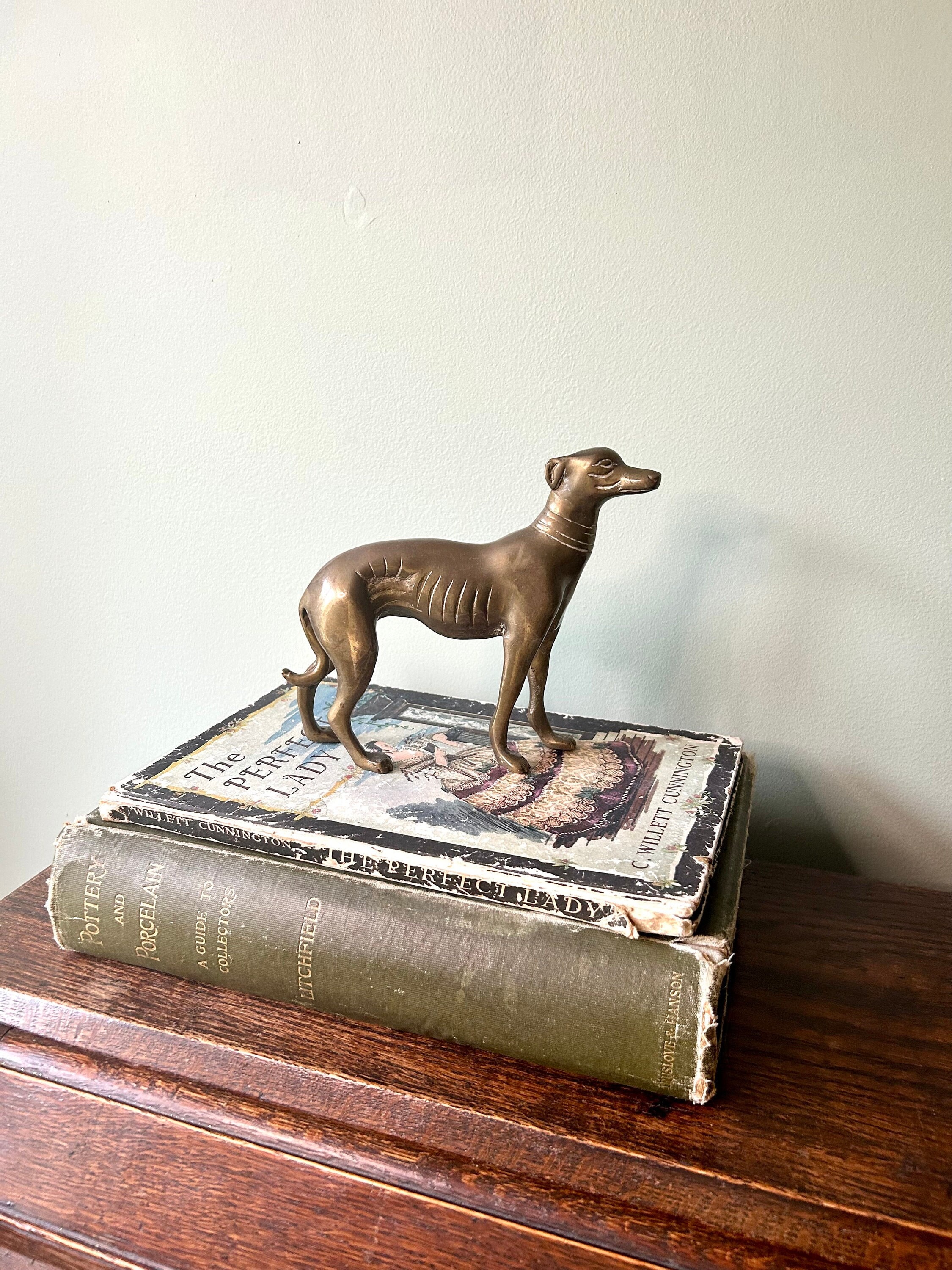 グレイハウンド の 置物 真鍮 オブジェ ヴィンテージ 犬