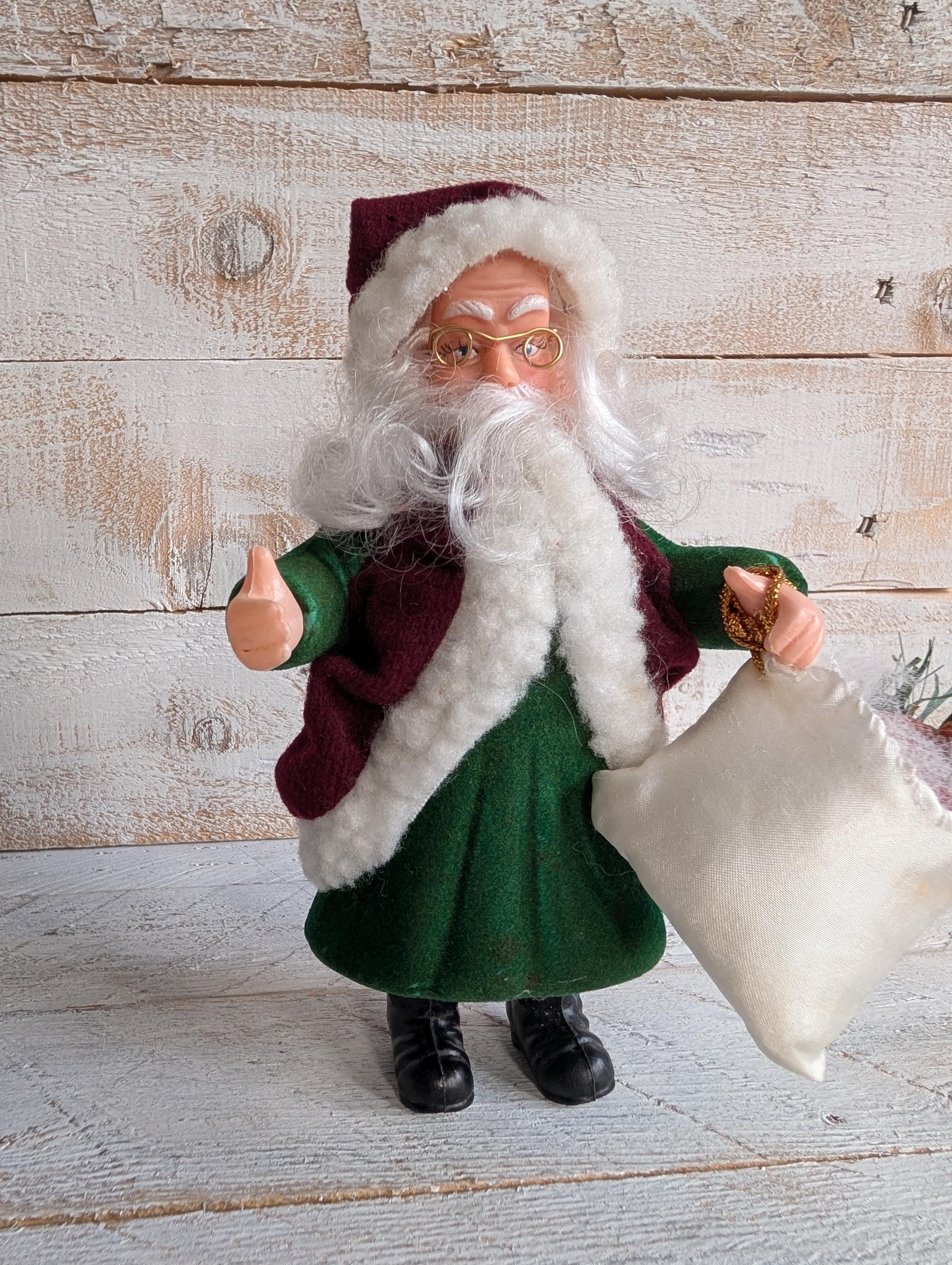 キッチュなサンタクロースの置物、ヴィンテージ 1950～60年代