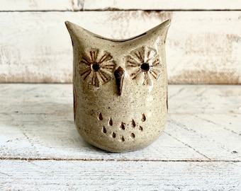 Studio Stoneware Pottery Owl Shaped Money Box/ Piggy Bank; Home Decor, Owl Lover, Birthday Present, Quirky Money Box, Decorative Piggy Bank