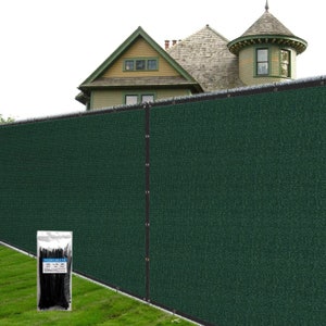 SUNNY MOOD 3.5' Tall Custom Size Fence Privacy Screen - Etsy