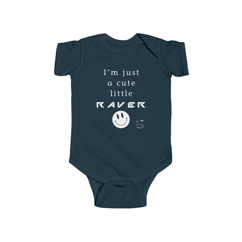 I'm Just a Cute Little RAVER Infant Fine Jersey Bodysuit - Etsy