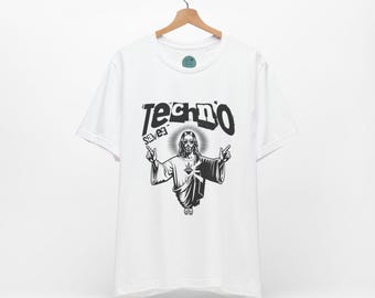 Jesus DJ Graphic Tee, House Music Rave Shirt - Etsy
