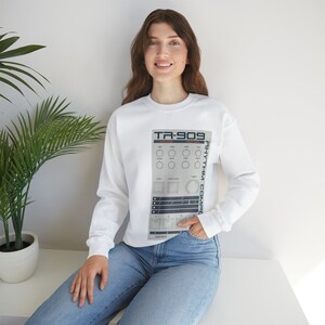 TR-909 Unisex Heavy Blend Crewneck Sweatshirt image 10