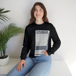 TR-909 Unisex Heavy Blend Crewneck Sweatshirt image 2