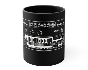 Roland TB-303 black Coffee Mug, 11oz