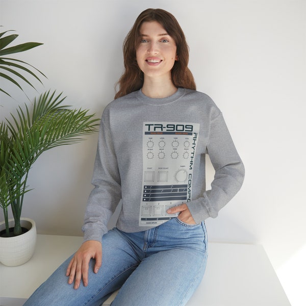 TR-909 Unisex Heavy Blend Crewneck Sweatshirt