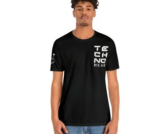 TECHNO-HEAD Short Sleeve Tee Small design