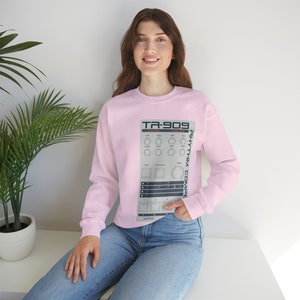 TR-909 Unisex Heavy Blend Crewneck Sweatshirt image 4