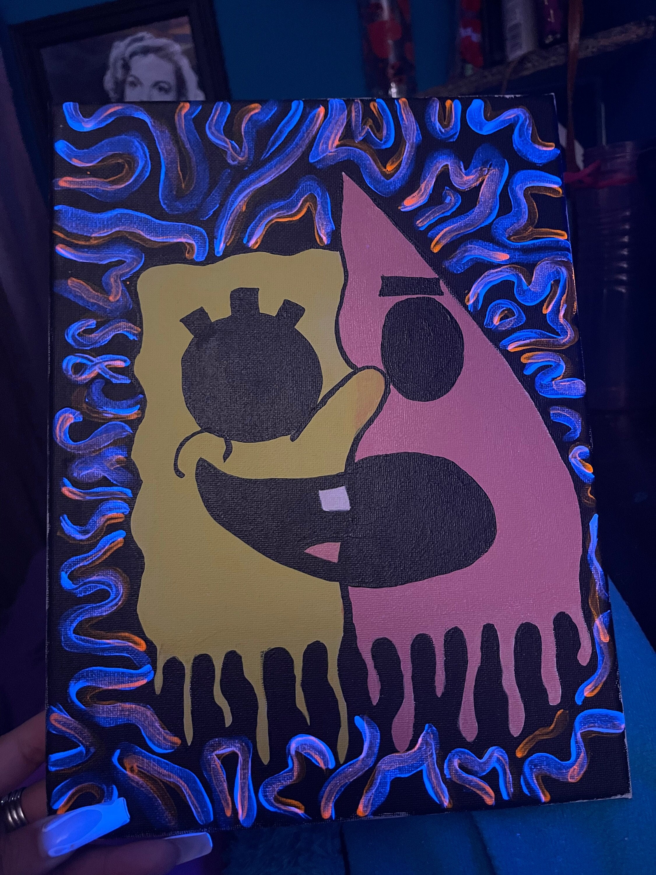 Trippy spongebob tapestry sale