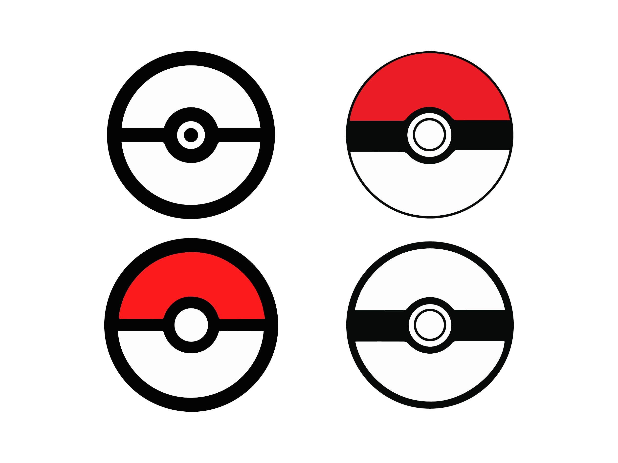 Pokemon Pokeball Monogram Frame SVG Cut File Cricut Clipart Dxf Png –  DNKWorkshop