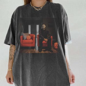Comfort Colors® Vintage Michael Myers Halloween, Retro Michael Myers Shirt, 90er Jahre Horrorfilm Shirt, Myers,Lustiges Meme Halloween Shirt