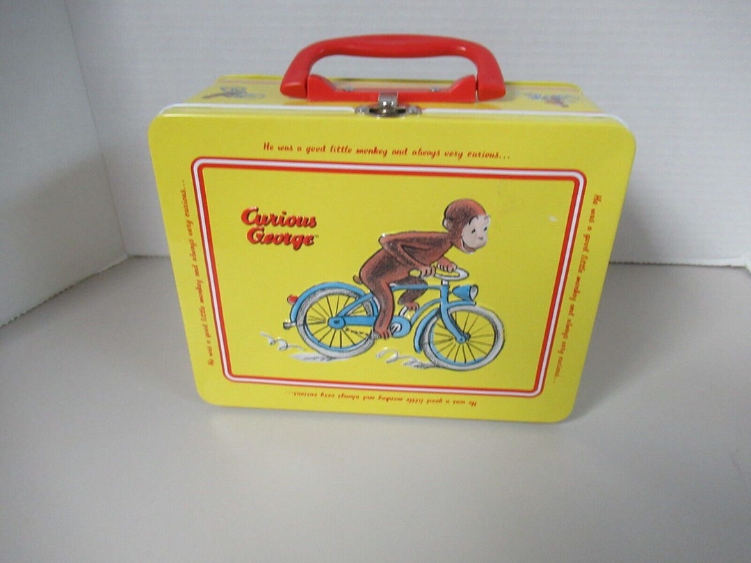 Curious Lunch Box Tin Gently Used Lunch Box Memorabilia Lunch