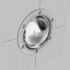 STL, guard, viking shield, umbo, 3d printer, file for 3d printing