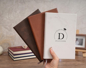 College Graduation Journal Gift, Leather Journal Notebook, Class of 2026, Graduation Gift, Next Chapter Gifts, High School Graduate