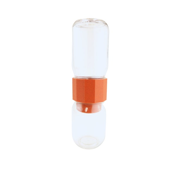 Mason Jar Connector with Canister - The Ultimate Seed Starter Kit! - Terracotta Color *Patent Pending*