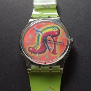 Swatch Watch SUOZ228 greetings FROM Milan Limited Edition. Very Collectable  