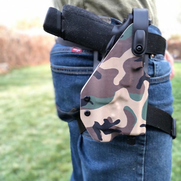 FN 510/545 Level 2 Duty Drop Holster for - Multiple Patterns and Colors - Perfect for Law Enforcement and Tactical Use