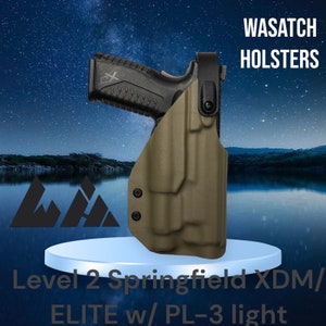 XDM/XDM Elite Level 2 Duty Drop Kydex Holster - Extensive Color and Pattern Selection!