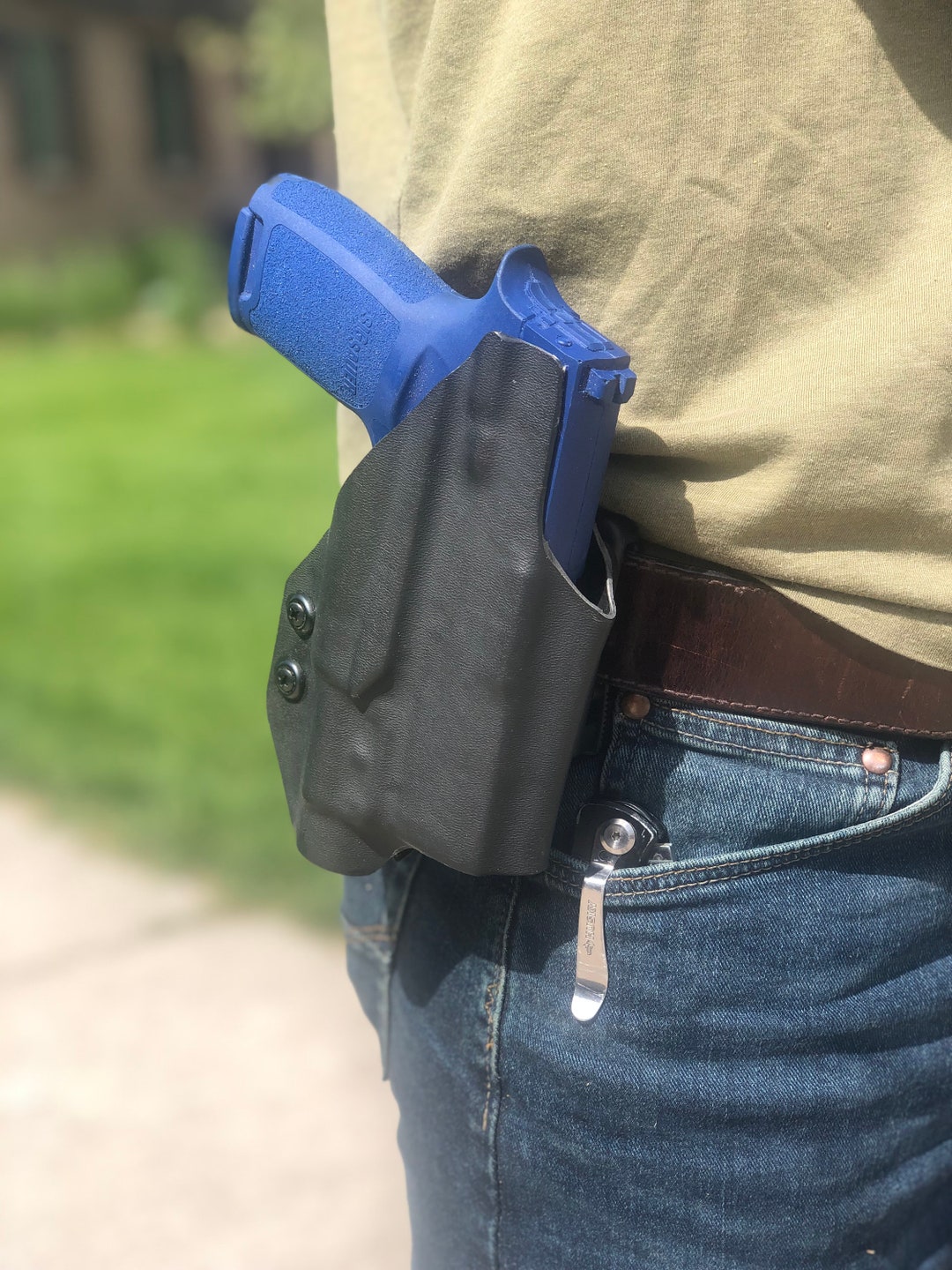 Sig P226 OWB Kydex Holster Multiple Color and Pattern Options