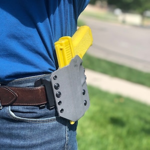OWB Holster for Canik TP9SFX - Adjustable Retention - Speed Clips - Flashlight Compatible - Concealed Carry Convenience