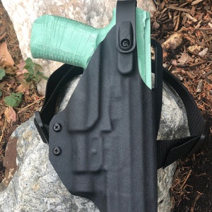 Canik TP9SFX with Wasatch Blast comp Kydex Level 2 Duty Drop Holster - Flashlight Compatible - Multiple Colors and Patterns