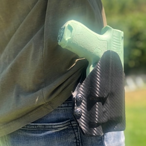 Glock 17/22 gen 5 QLS Holster QLS Fork Attached Adjustable Retention Multiple Color and Pattern Options Flashlight Compatible image 5