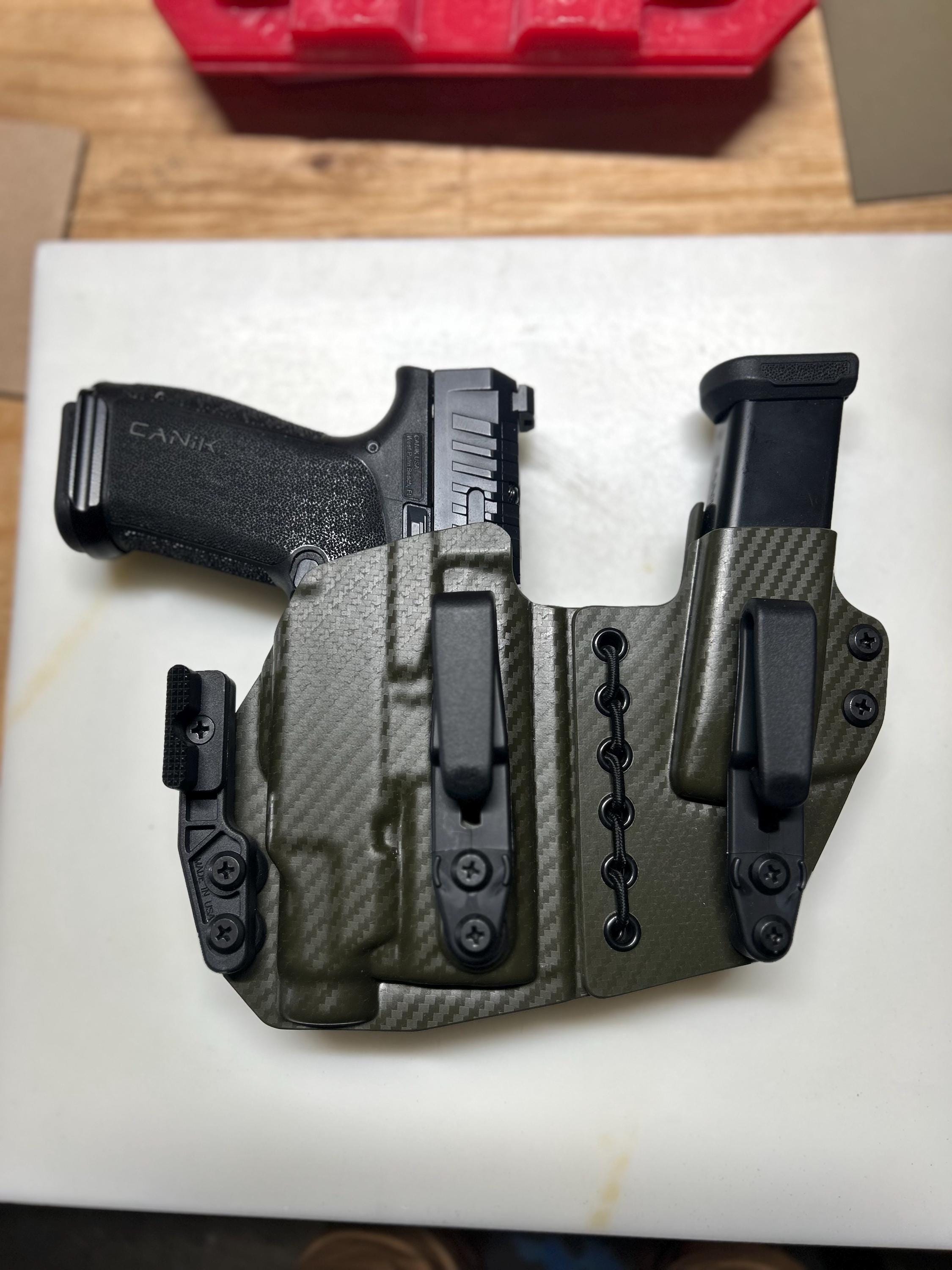 Canik MC9 Prime Holster: IWB Sidecar With Mag Carrier - Etsy