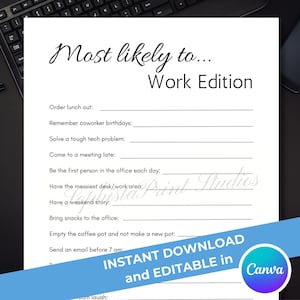 Most Likely to Office Edition Game | Team Building Games | Work Games | Office Party games | Icebreaker Games | Staff Meeting Game