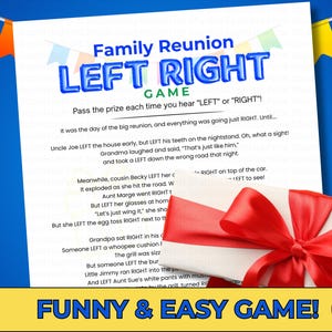 Family Reunion Left Right Game | Family Reunion Icebreaker | Family Reunion Pass the Prize | Family Reunion Fun | Fun Family Group Games