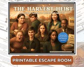 Harvest Heist Escape Room | Fall Party Game | Family Escape Room | Games for Teens and Adults | Fall Scavenger Hunt Game | Fall Mystery Game