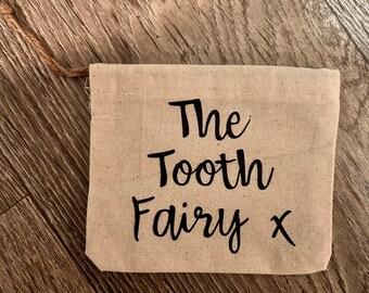 Pochette fée des dents, fée des dents pour enfants, fait main