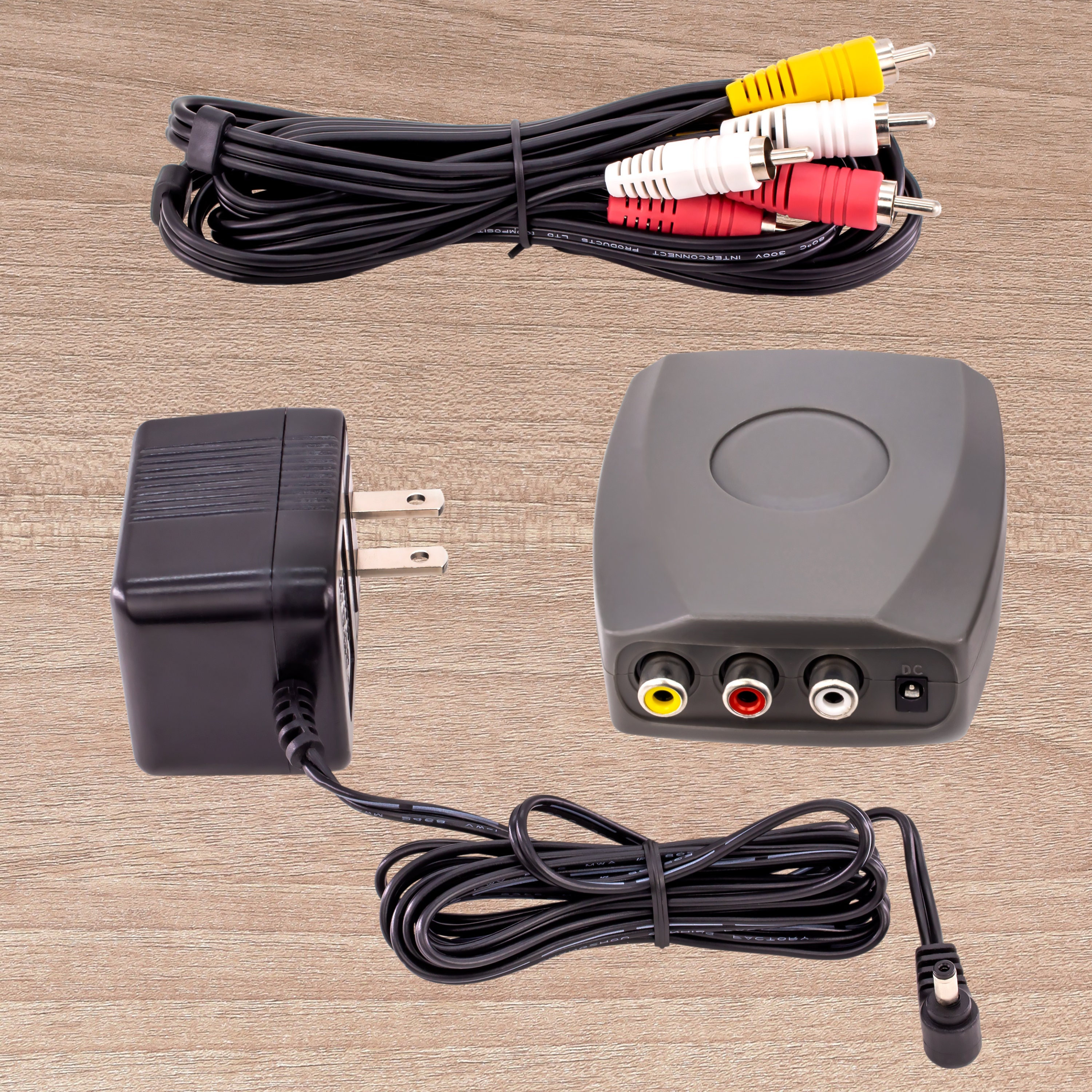 Satellitesale RF Modulator RCA Composite to RF Coaxial Converter