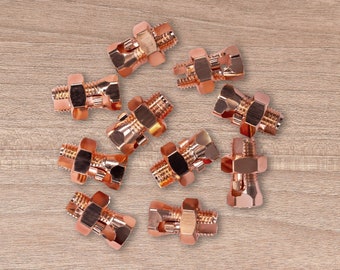 SatelliteSale UL-Listed High Conductivity Copper Coated Brass Grounding Split Bolt Connectors