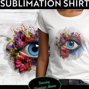 Beauty is in the Eye of the Beholder - Sublimation PNG Digital Download for T-shirts - Abstract Art Lovers