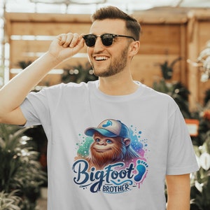 Bigfoot Brother - Sublimation PNG Digital Download für Foto Grafik t-shirts - Bigfoot Liebhaber - Grafik Design - Bigfoot Familie